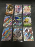 9 Card Lot of Modern Ultra Rare Holofoil Pokemon Cards from Massive Collection