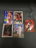 5 Card Lot of MICHAEL JORDAN Chicago Bulls Basketball Cards from Huge Collection