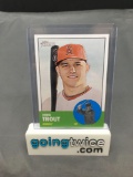 2012 Topps Heritage #207 MIKE TROUT Angels ROOKIE Baseball Card