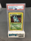PSA Graded 1999 Pokemon Jungle 1st Edition #7 NIDOQUEEN Holofoil Rare Trading Card - NM 7