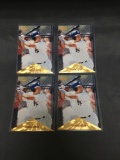 4 Card Lot of 1996 Pinnacle #171 DEREK JETER Yankees ROOKIE Baseball Cards
