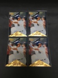 4 Card Lot of 1996 Pinnacle #171 DEREK JETER Yankees ROOKIE Baseball Cards