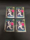 4 Card Lot of 1990 Topps SAMMY SOSA White Sox Cubs ROOKIE Baseball Cards