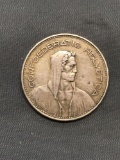 1935-B Swiss Silver 5 Franc - 90% Fine Silver Coin from Estate Hoard