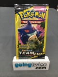 Factory Sealed Pokemon Sun & Moon TEAM UP 3 Card Booster Pack