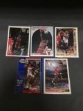 5 Card Lot of MICHAEL JORDAN Chicago Bulls Basketball Cards from Nice Collection