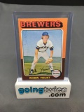 Vintage 1975 Topps Baseball #223 ROBIN YOUNT Milwaukee Brewers Trading Card from Set Break!