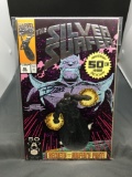 Marvel Comics THE SILVER SURFER #50 Foil Cover Comic Book - SIGNED RON MARZ + RON LIM