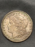 1904 United States Morgan Silver Dollar - 90% Silver Coin from Estate