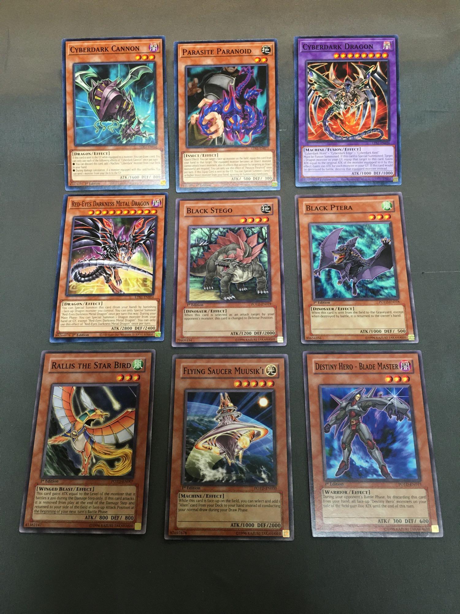 9 Card Lot of Gold Symbol 1st Edition YUGIOH Card | Proxibid