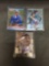 3 Card Lot Hand Signed Autographed Sports Cards - AJ Burnett, Jack Pardee, Orlando Cabrera