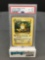 PSA Graded 1999 Pokemon Base Set Shadowless #14 RAICHU Holofoil Rare Trading Card - EX-MT+ 6.5