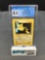 CGC Graded 1999 Pokemon Black Star Promo #4 PIKACHU Gold Stamp Trading Card - NM-MT+ 8.5