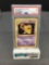 PSA Graded 1999 Pokemon Base Set 1st Edition Shadowless #32 KADABRA Trading Card - NM 7