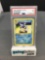 PSA Graded 1999 Pokemon Base Set 1st Edition Shadowless #42 WARTORTLE Trading Card - NM 7