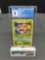 CGC Graded 1999 Pokemon Jungle 1st Edition #59 PARAS Trading Card - MINT 9