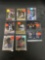 9 Card Lot of Serial Numbered BASEBALL Cards from Huge Collection with Stars & Low Numbered - WOW