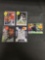 5 Card Lot of DEREK JETER New York Yankees Baseball Cards from Huge Collection