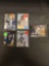 5 Card Lot of DEREK JETER New York Yankees Baseball Cards from Huge Collection