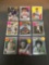 9 Card Lot of BASEBALL Rookie Cards with Modern Stars, Hall of Famers and More!