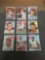 9 Card Lot of 1967 Topps Vintage Baseball Cards from Huge Estate Collection