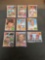 9 Card Lot of 1968 Topps Vintage Baseball Cards from Huge Estate Collection