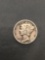 1935 United States Mercury Silver Dime - 90% Silver Coin from Estate