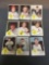 9 Card Lot of 1963 Fleer Vintage Baseball Cards from Nice Collection