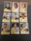 9 Card Lot of 1963 Fleer Vintage Baseball Cards from Nice Collection