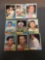 9 Card Lot of 1961 Topps Vintage Baseball Cards from Nice Collection