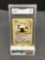GMA Graded 1999 Pokemon Jungle #27 SNORLAX Rare Trading Card - NM 7
