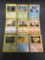 9 Card Lot of Shadowless Pokemon Cards from Consignor Collection - Binder Set Break!