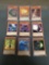 9 Card Lot of Gold Symbol 1st Edition YUGIOH Card - Mostly Older Sets - From Huge Collection Find!