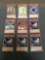 9 Card Lot of Gold Symbol 1st Edition YUGIOH Card - Mostly Older Sets - From Huge Collection Find!