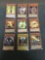 9 Card Lot of Gold Symbol 1st Edition YUGIOH Card - Mostly Older Sets - From Huge Collection Find!