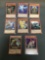 9 Card Lot of Gold Symbol 1st Edition YUGIOH Card - Mostly Older Sets - From Huge Collection Find!