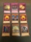 9 Card Lot of Gold Symbol 1st Edition YUGIOH Card - Mostly Older Sets - From Huge Collection Find!