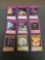 9 Card Lot of Gold Symbol 1st Edition YUGIOH Card - Mostly Older Sets - From Huge Collection Find!