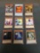 9 Card Lot of Gold Symbol 1st Edition YUGIOH Card - Mostly Older Sets - From Huge Collection Find!