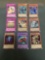 9 Card Lot of Gold Symbol 1st Edition YUGIOH Card - Mostly Older Sets - From Huge Collection Find!