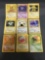 9 Card Lot of Vintage Rare Pokemon Trading Cards from Consignor Collection - Binder Set Break!