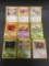 9 Card Lot of Vintage 1st Edition Pokemon Trading Card from Consignor Collection - Binder Set Break!