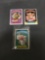 Lot of 3 1985 GARBAGE PAIL KIDS Series 1 Trading Card from Estate Collection