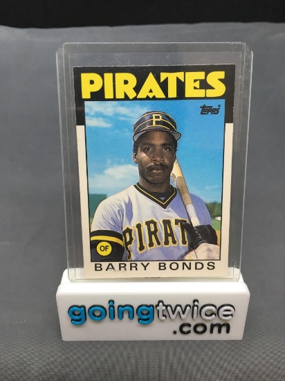 1986 Topps Traded Baseball #11T BARRY BONDS Pirates Rookie Trading Card