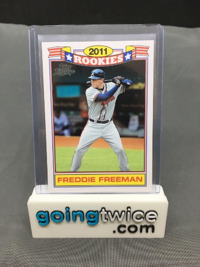 2011 Topps Lineage FREDDIE FREEMAN Braves ROOKIE Baseball Card
