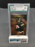 AGS Graded 1997 Collector's Edge Dragon Slayers #5 BRETT FAVRE Packers Trading Card /1000 - NM-MT 8