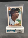 1991 Topps Desert Storm Baseball #639 FRANK ROBINSON Orioles Trading Card - WITH STAMP