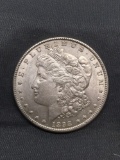 1898 United States Morgan Silver Dollar - 90% Silver Coin from Estate