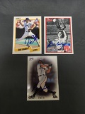 3 Card Lot Hand Signed Autographed Baseball Cards - Rick Luecken, Pauline Crawley, Robert Smith