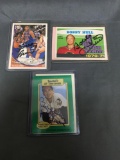 3 Card Lot Hand Signed Autographed Sports Cards - Brooks Robinson, Bobby Hull, Terrell Brandon